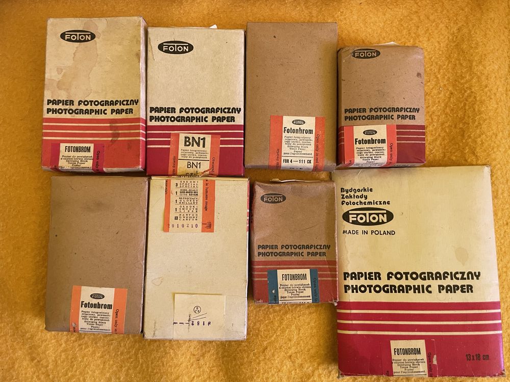 Papier fotograficzny foton Prl