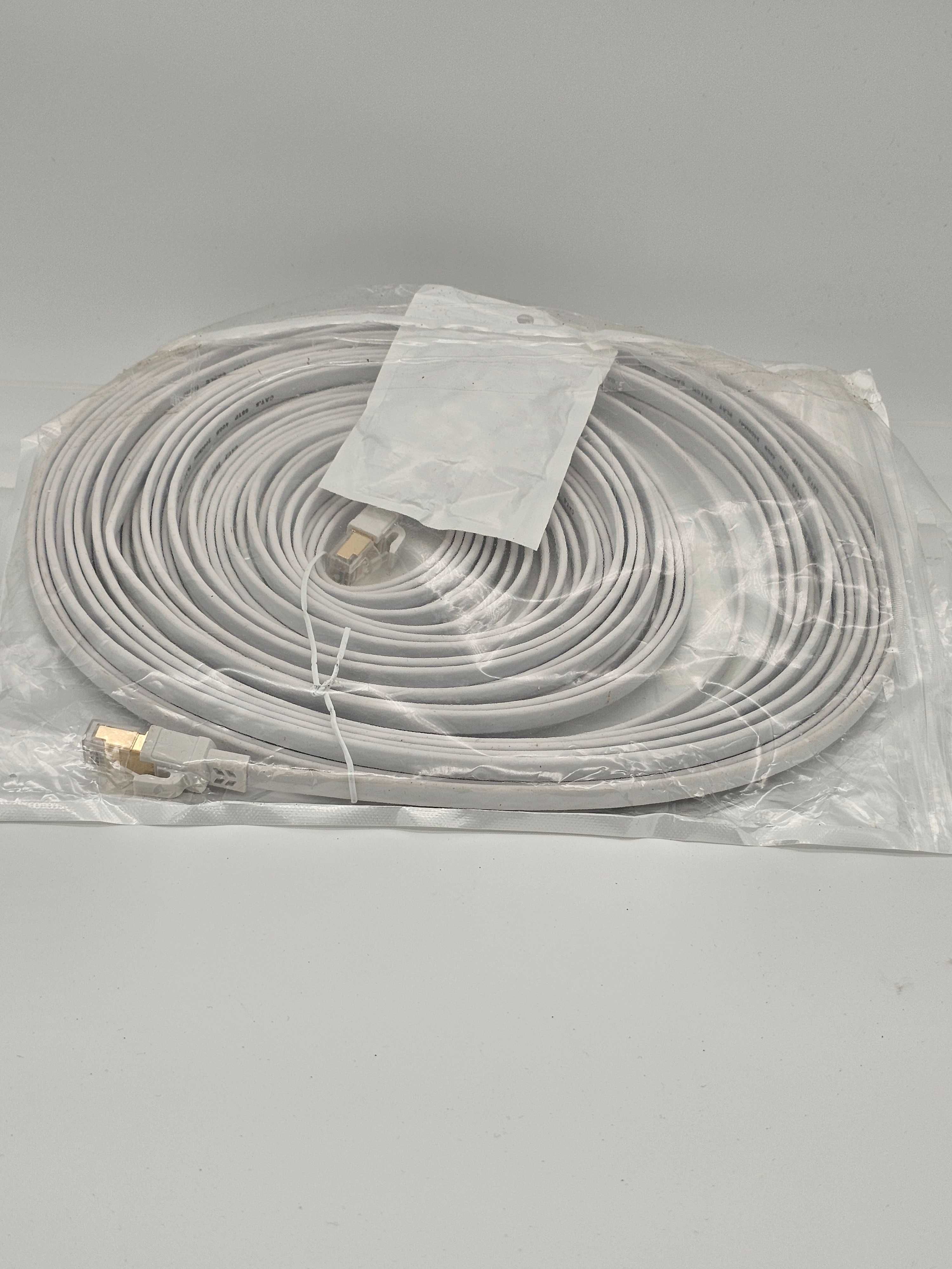 Cabo Ethernet Cat8 18 Metros Alta Velocidade Blindado 40Gbps / 2000MHz