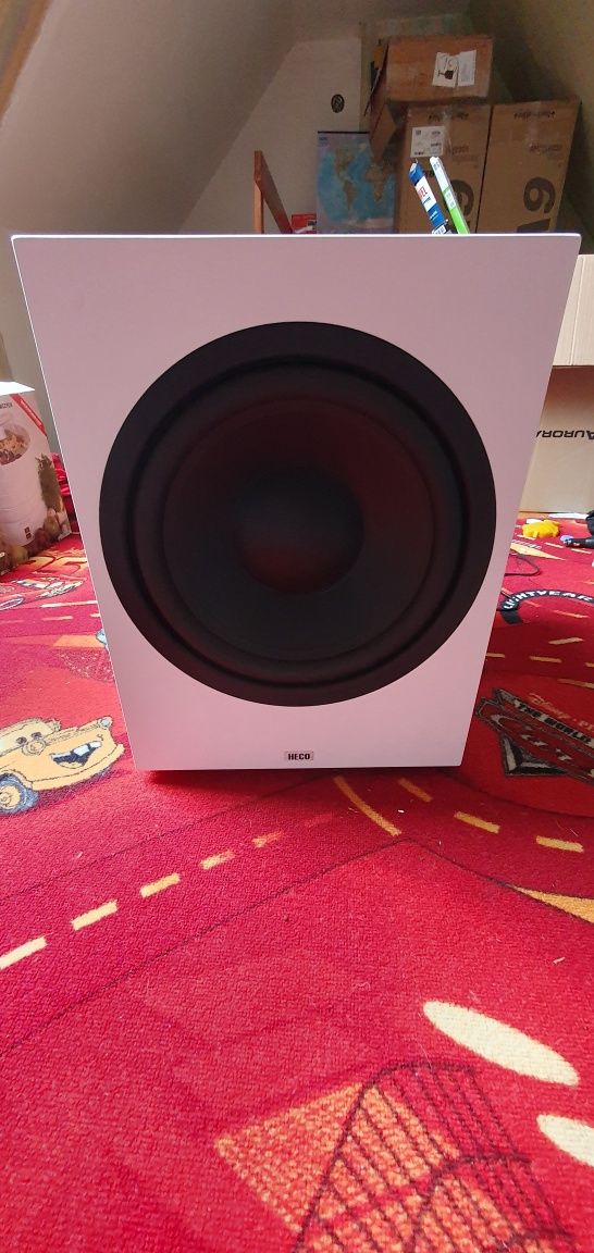 Subwoofer+glośnik centralny  heco aurora