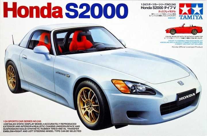 Збірна модель 1/24 автомобіля V-Spec Honda S2000 Tamiya