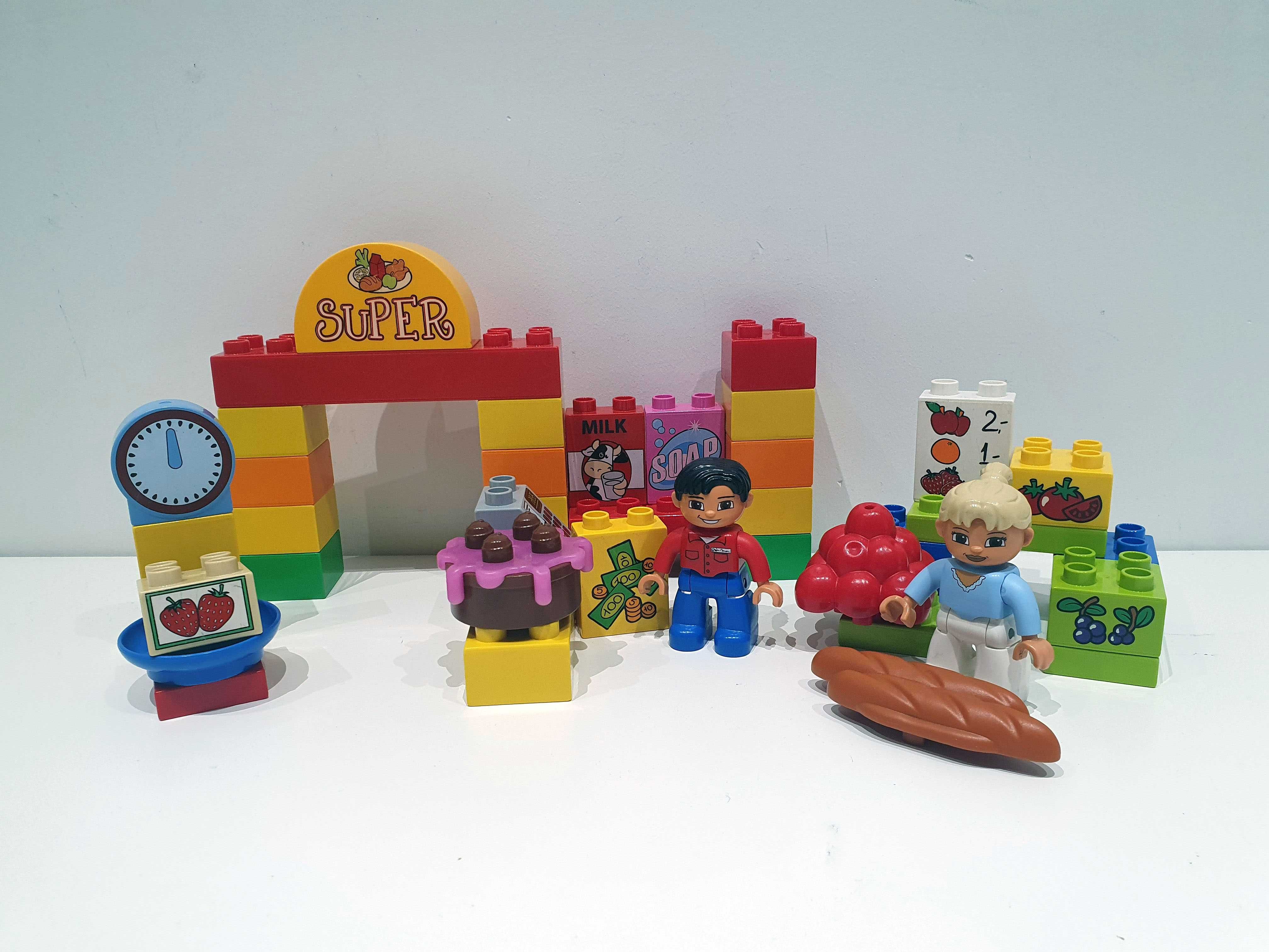 Lego DUPLO 6137 mój pierwszy supermarket kasa bagietka tort klocki