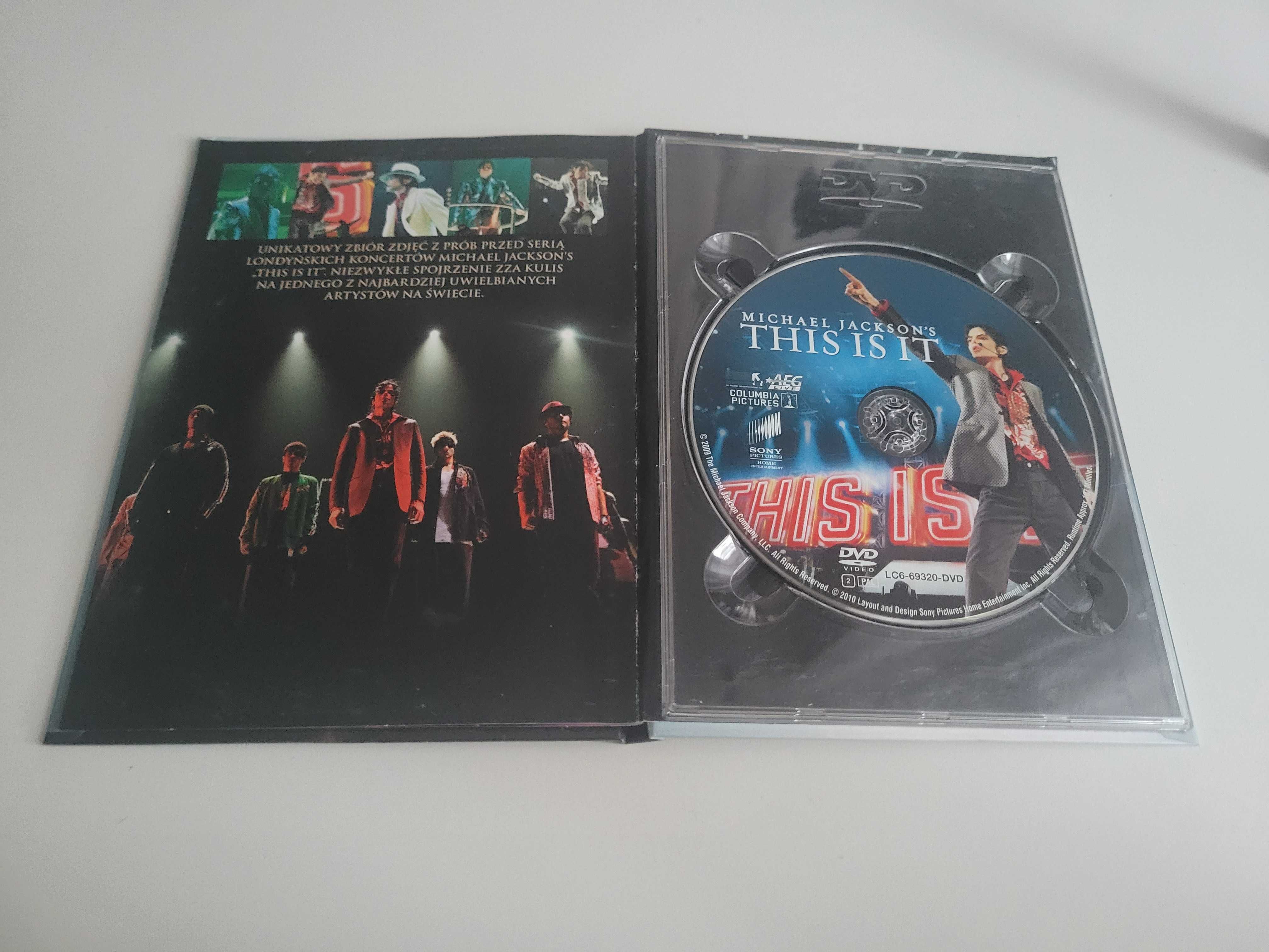 Film DVD Michael Jacksons This Is It Płyta DVD