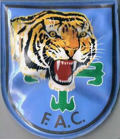 Emblema de plástico da FAC.