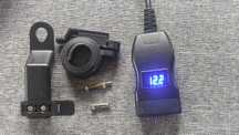 Ładowarka USB QC3.0 + PD typ C woltomierz Yamaha MT07 MT09 XSR Tracer