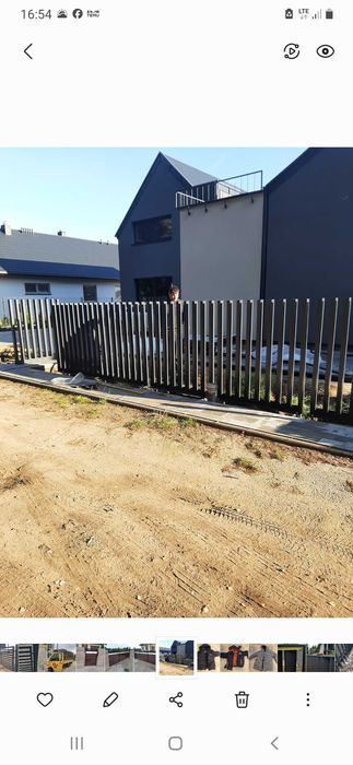 Brama przesuwna nowa