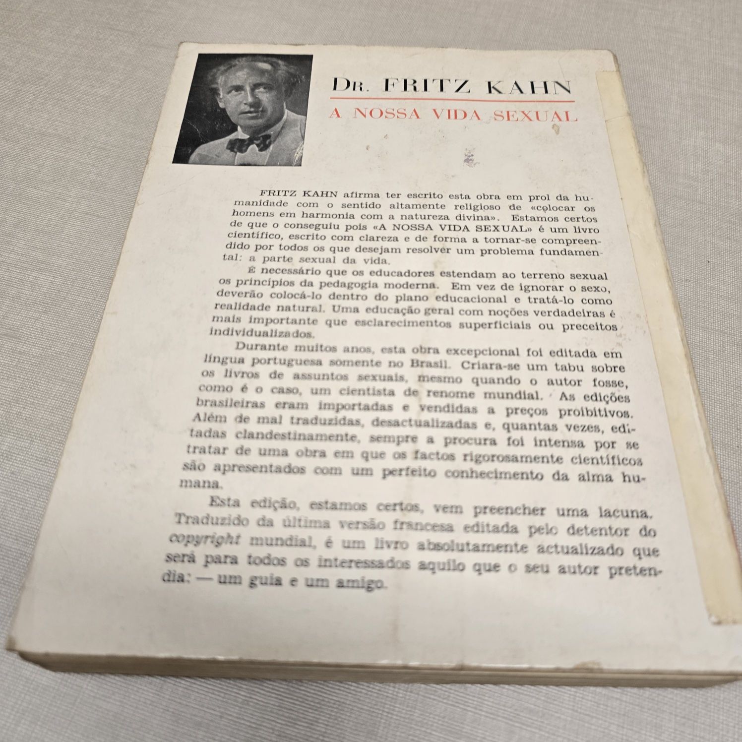 Livro  A Nossa Vida Sexual