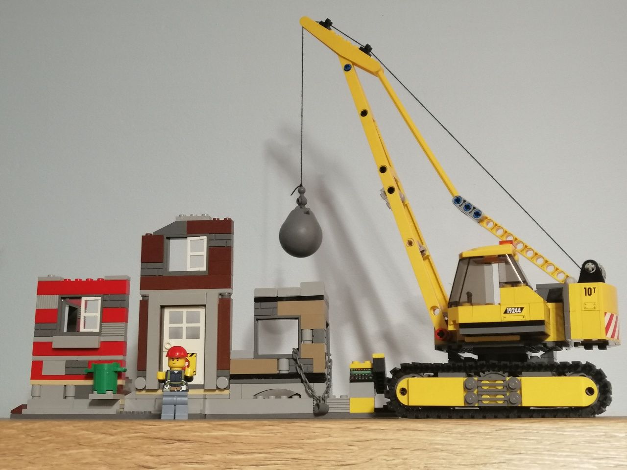 Klocki Lego City 60076 wielka rozbiórka dźwig budynek do rozbiórki