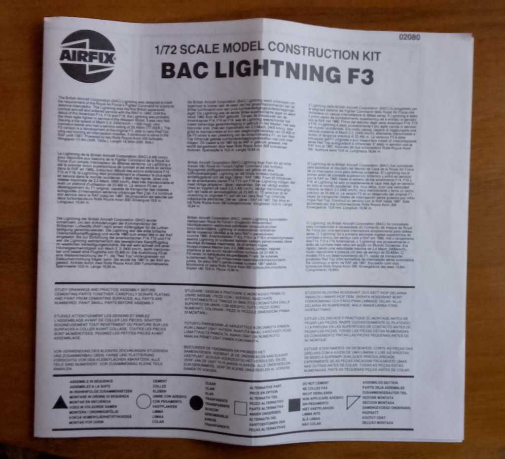 BAC Lightning F.3 - (Airfix) - Vintage