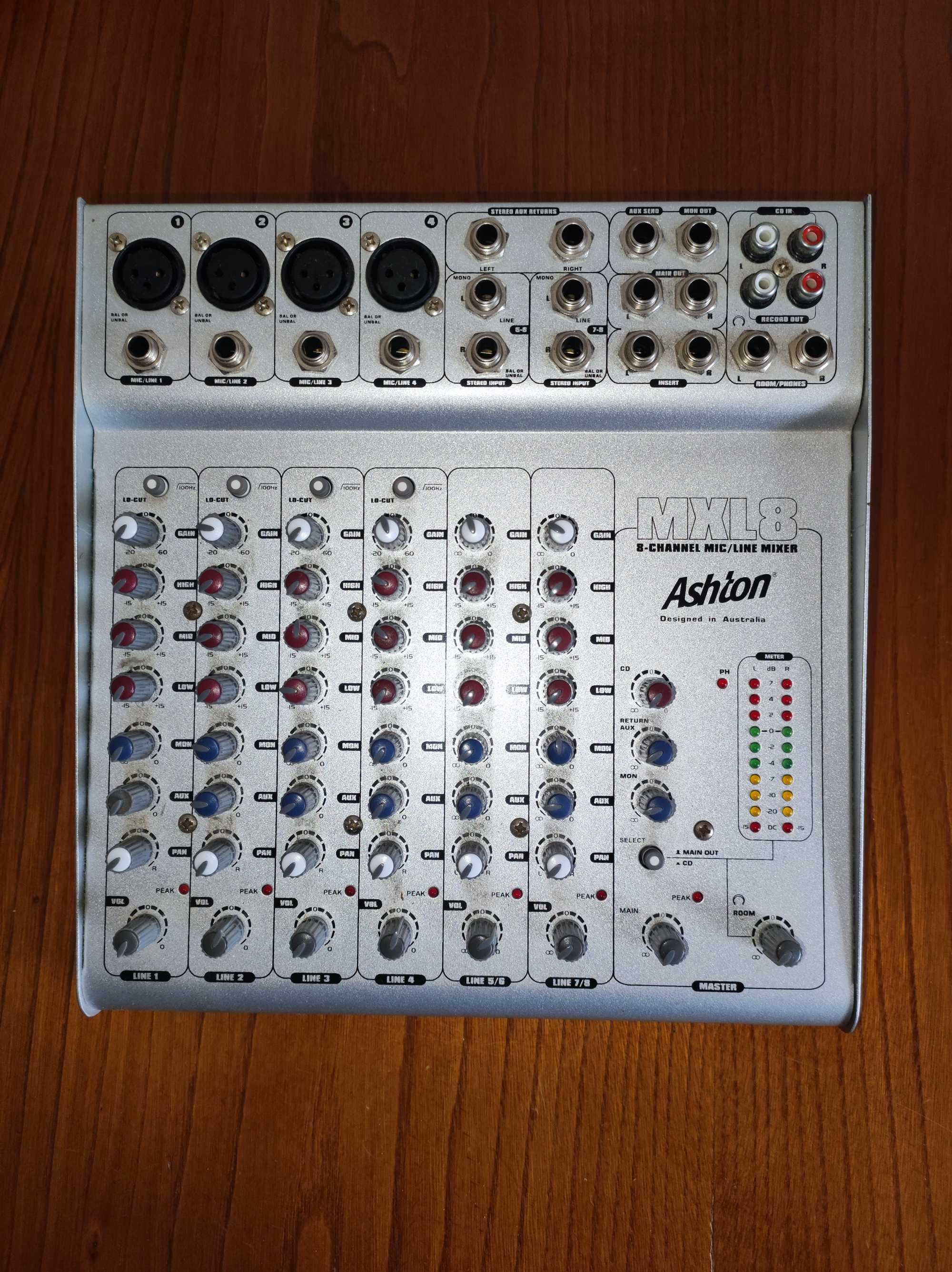Mesa de mistura Ashion MXL 8