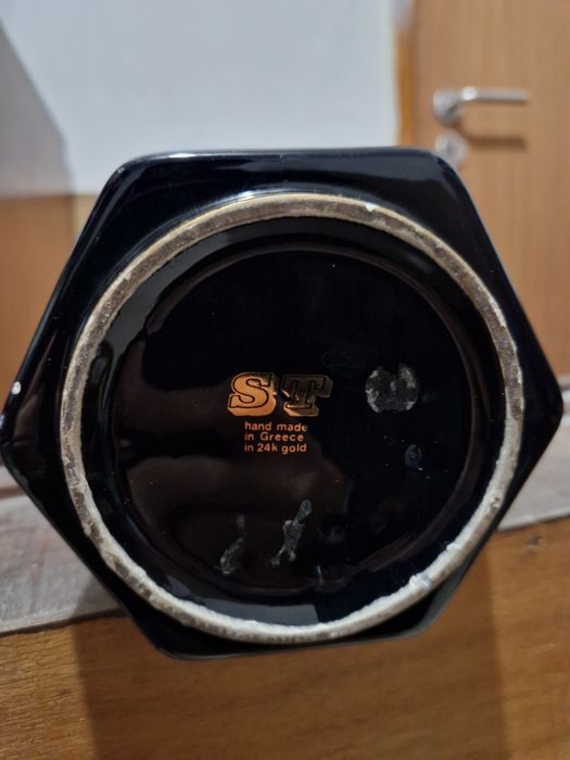 Vaso de cerâmica estilo grego