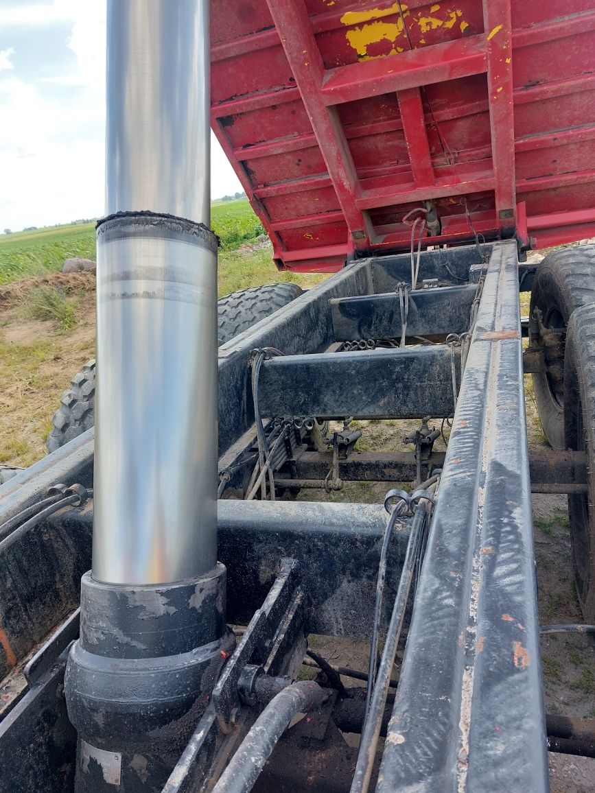 Przyczepa 3-osiowa tridem 21 ton. Osie skrętne