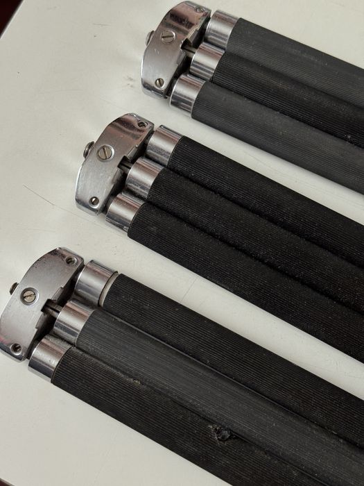 Три советские треноги, две рабочие, одна под ремонт