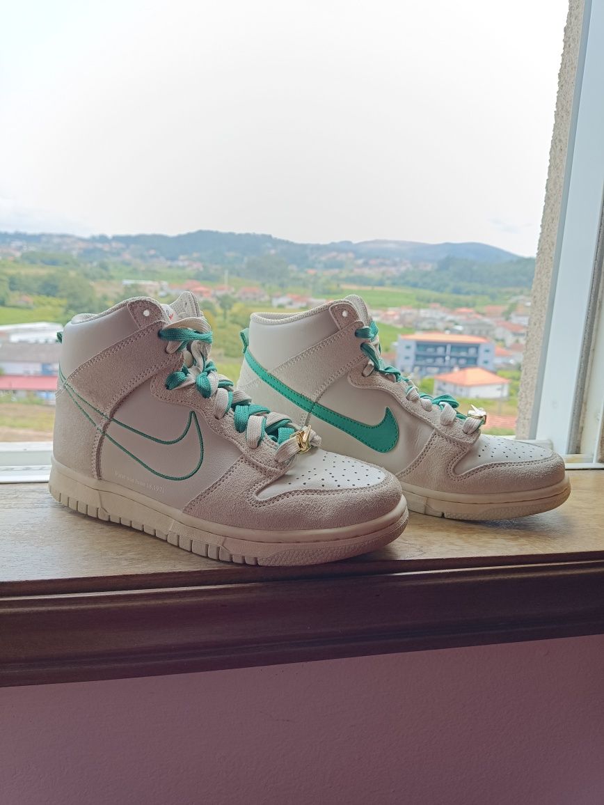 Nike Dunk First use Green Noise