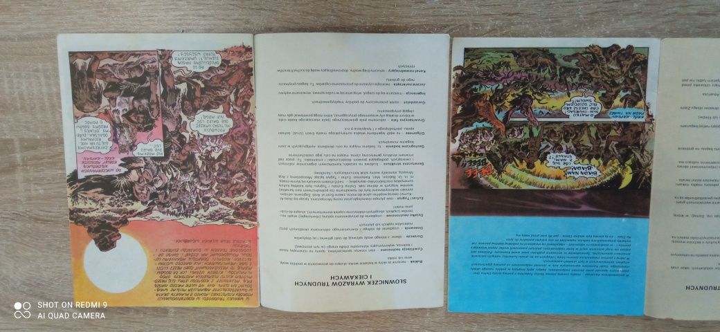 Komiksy Bogowie z Gwiazdozbioru Aquariusa część I i II