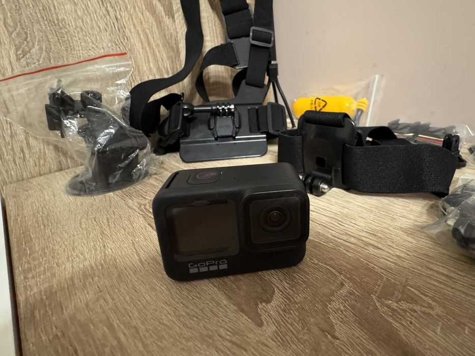 Kamera sportowa GoPro HERO 9 Black - Stan idealny + zestaw akcesoriów