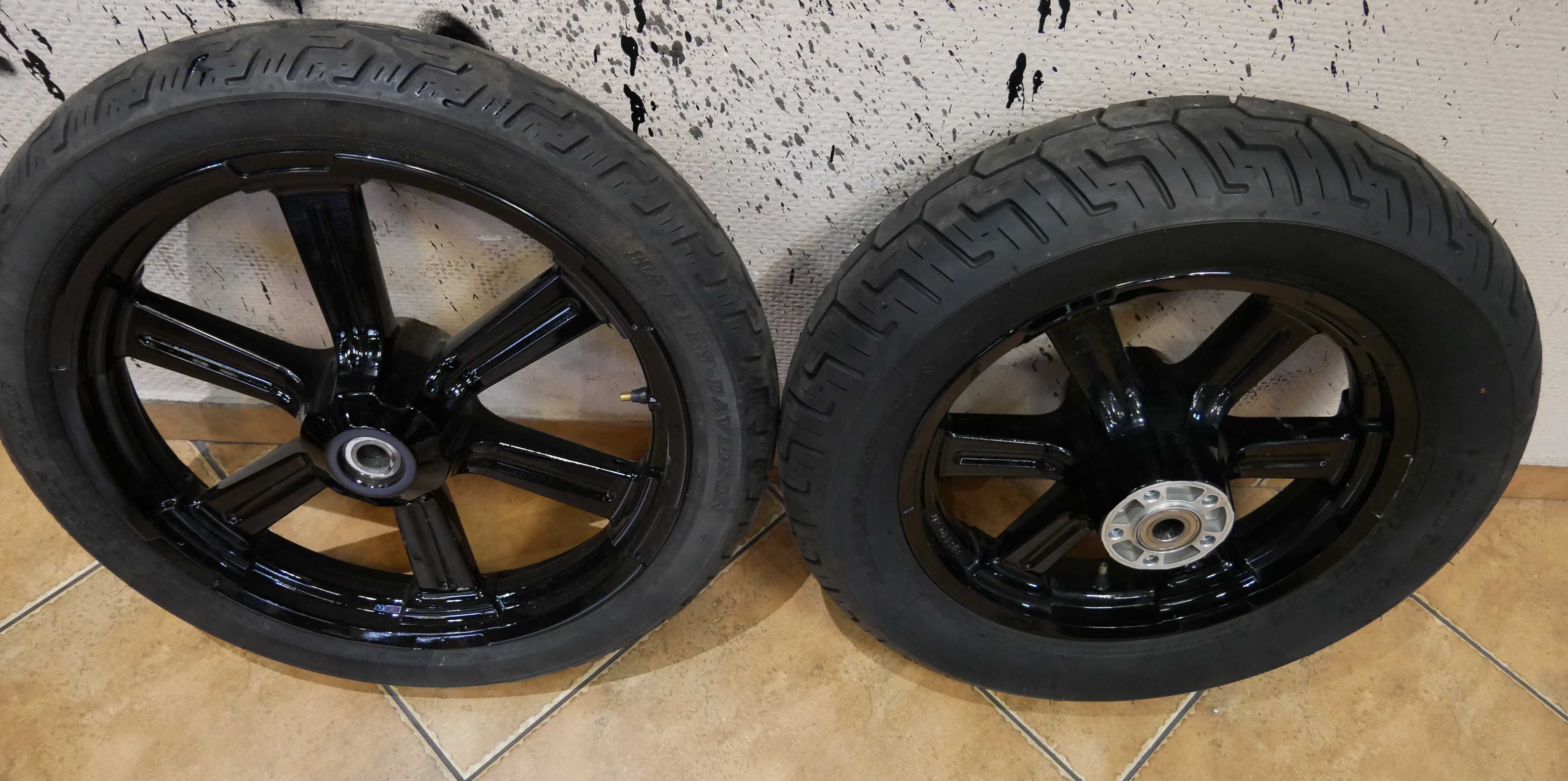 Felgi opony do Harley Davidson Softail zestaw przód 19 tył 16 FXBBS