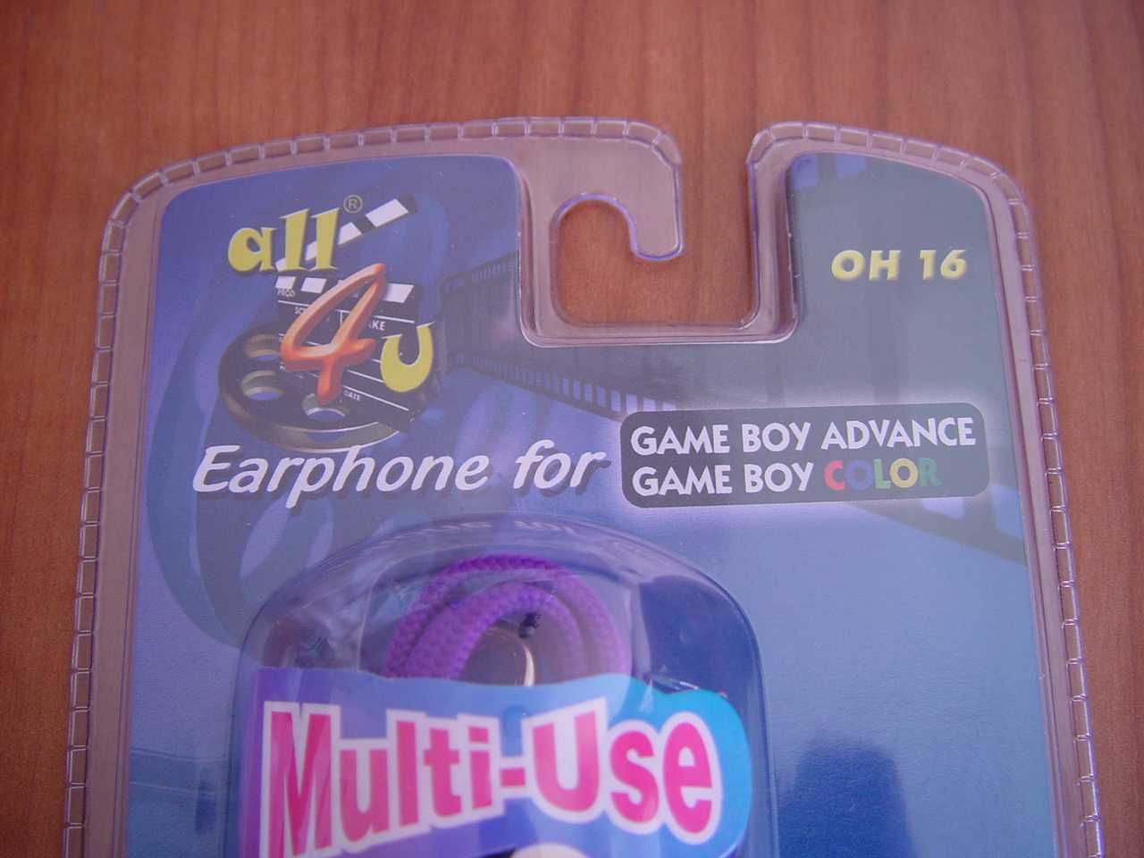 Headphone para Game Boy Advance ou Color.