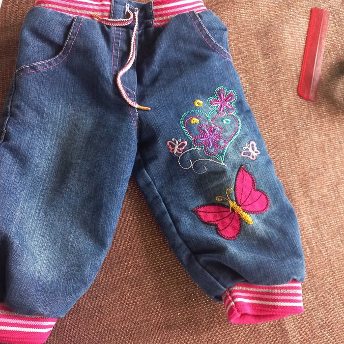 Tanio Ciepłe spodnie, wełniane body 68 i gratis