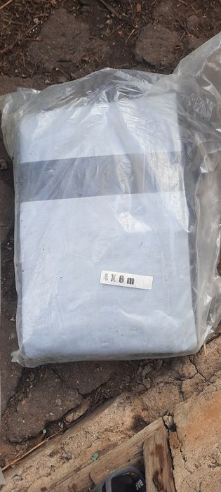 Тент серый 4 на 6