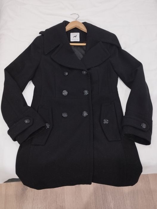 Sobretudo preto Marie Lund como novo