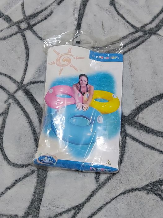 Bóia azul para crianças