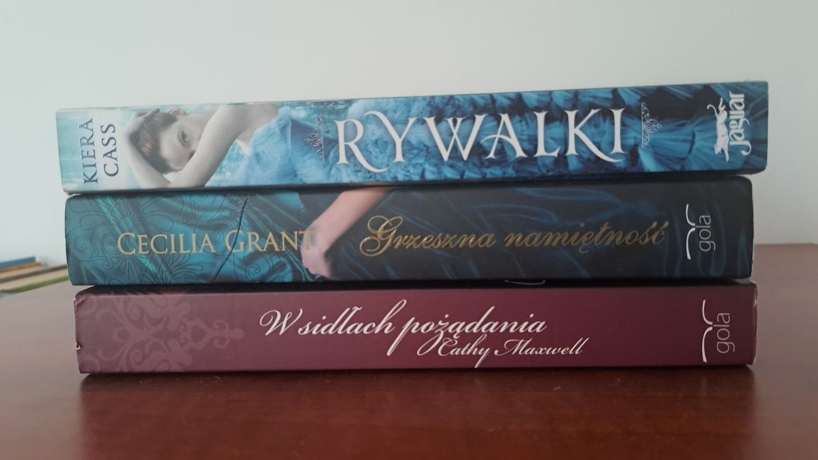 C.Maxwell "W sidłach pożądania",C.Grant "Grzeszna namiętność",K.Cass"R