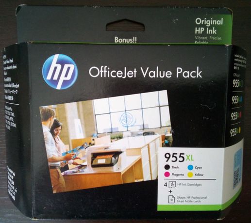 Комплект оригинальных картриджей HP 955XL OfficeJet Value Pack