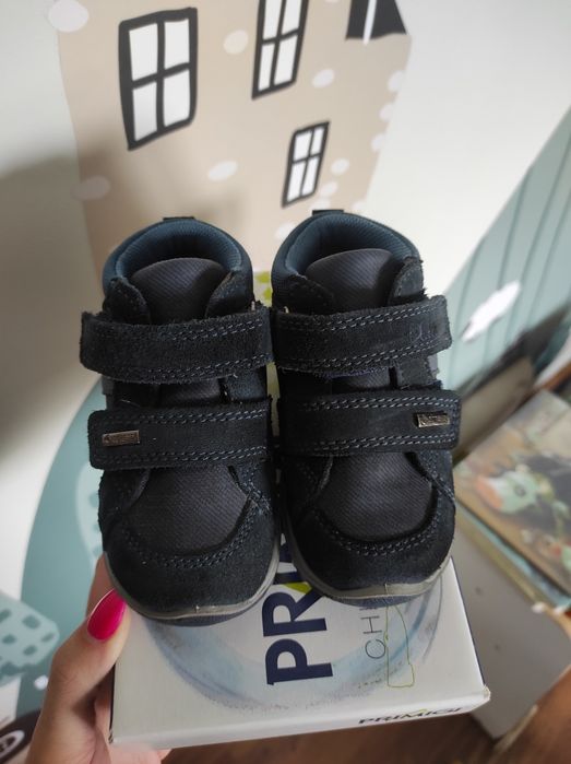 Granatowe wysokie sneakersy Primigi Gore-tex 22