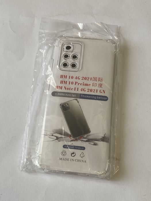 Чехол Xiaomi Redmi 10 / Note 11 4G Прозорий Протиударний