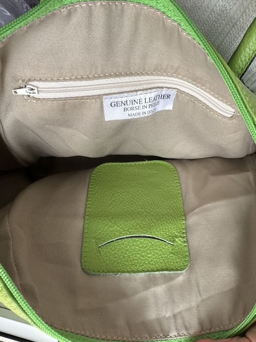 Кожаная сумка borse in pelle