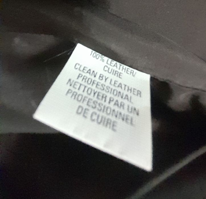 Кожаный пиджак куртка Anne Klein р.S