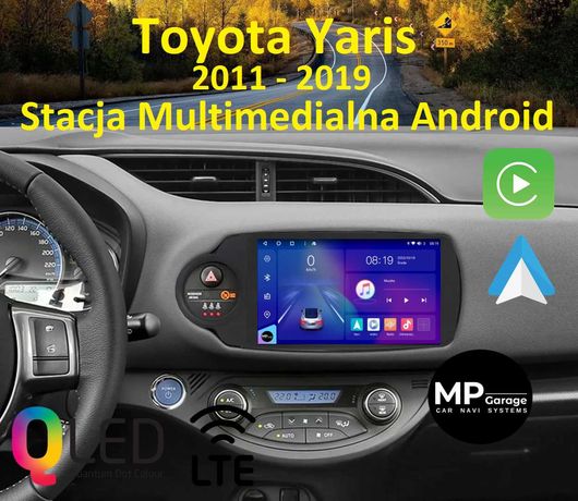 TOYOTA YARIS Radio Android Qled 4G CarPlay/AA LTE Montaż