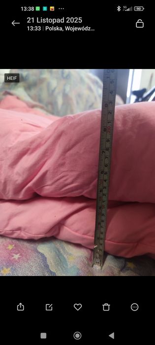 Kołdra z pierza 195x160