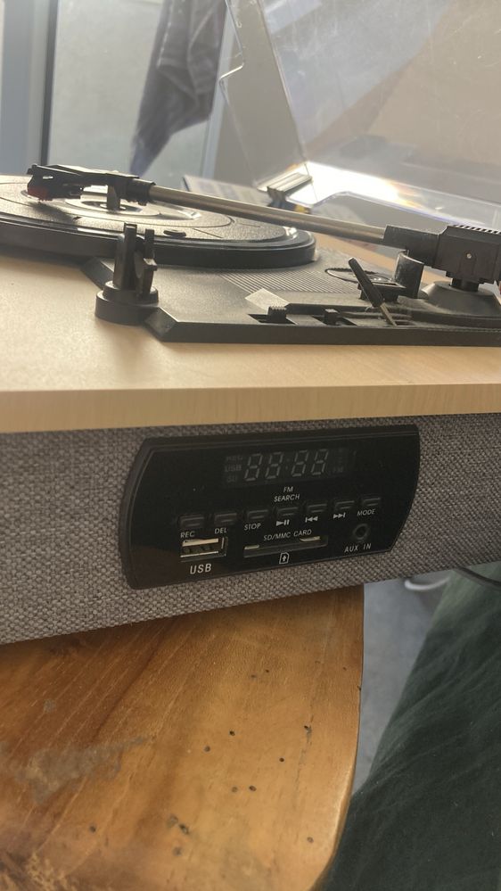 Gramofon klasyczny Hykker port usb gratis plyty Abba Florence kolędy