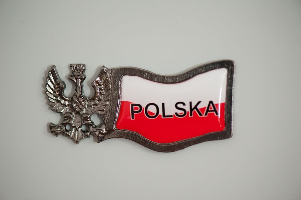 Magnes Patriotyczny  metalowy -2 szt