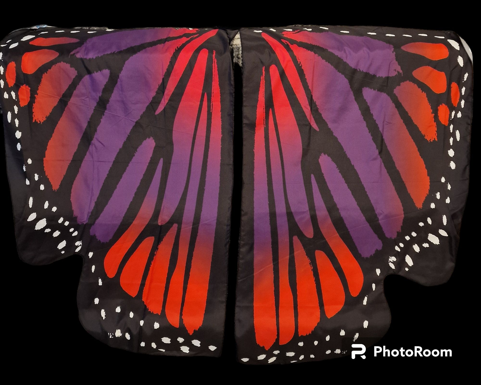 Peleryna , skrzydła motyla