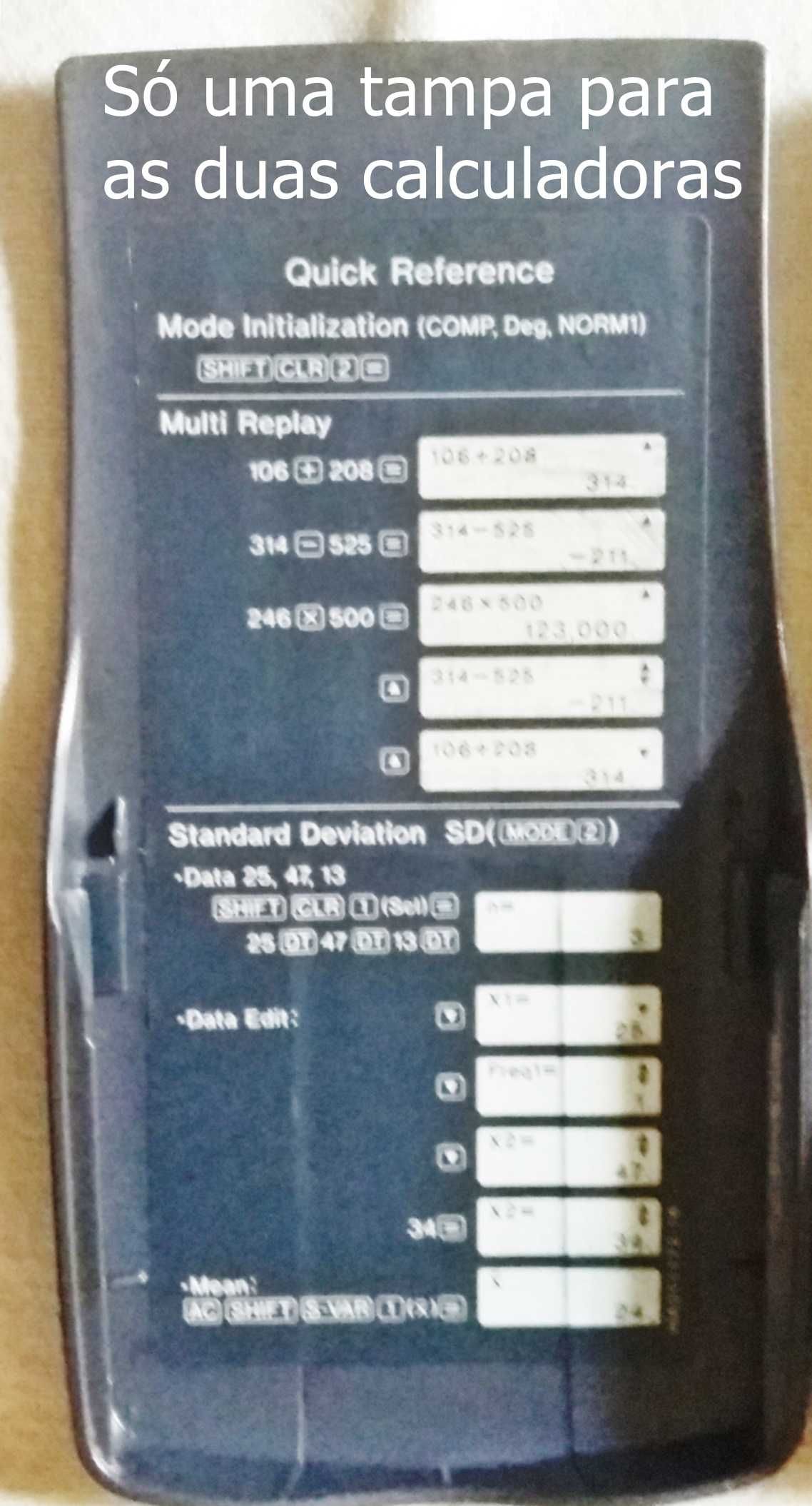 2 Calculadoras Casio FX 82 MS