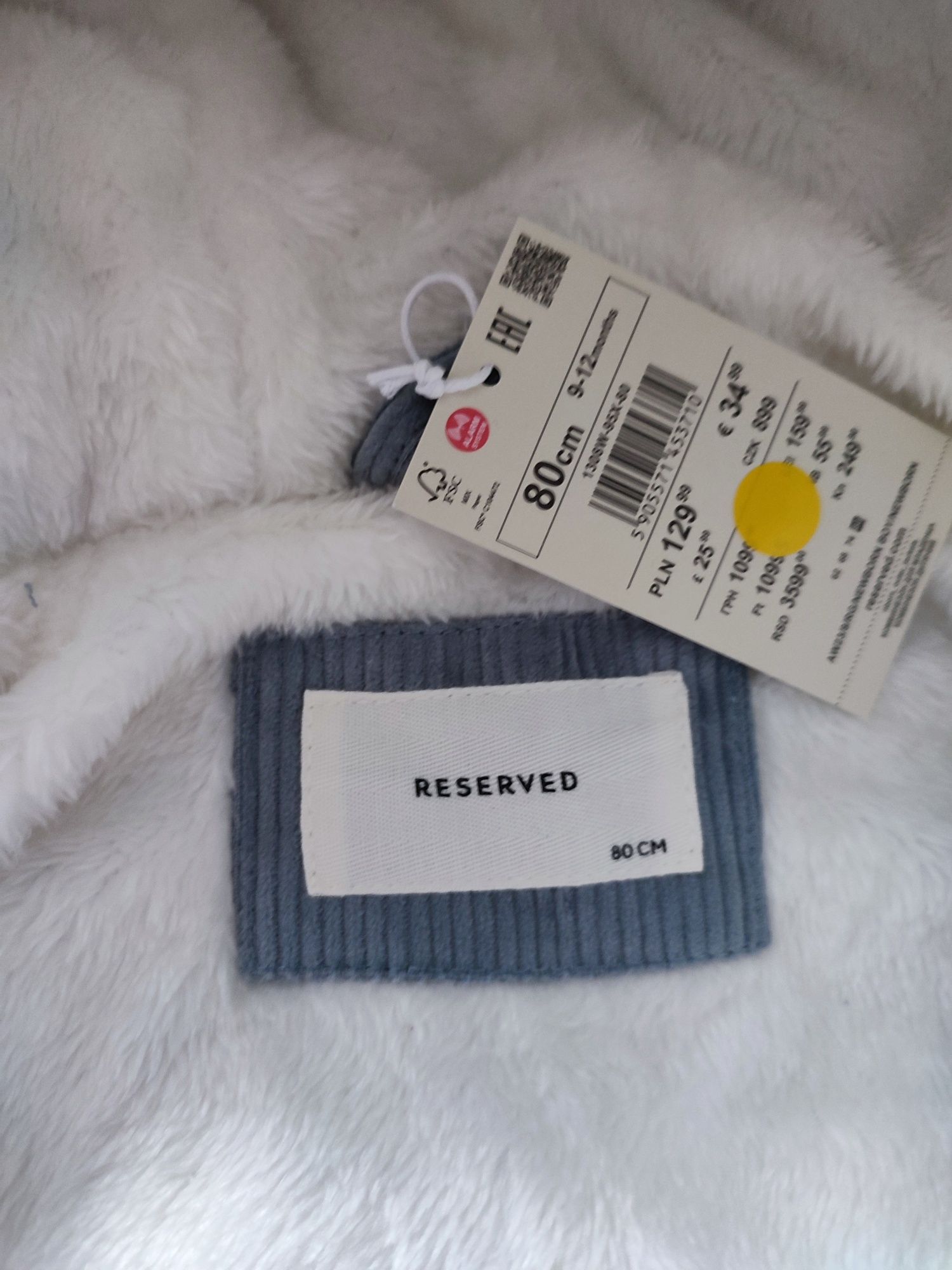 Kombinezon niemowlęcy zimowy Reserved r. 80