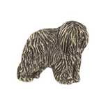 Polski owczarek nizinny pin posrebrzony Art-Dog