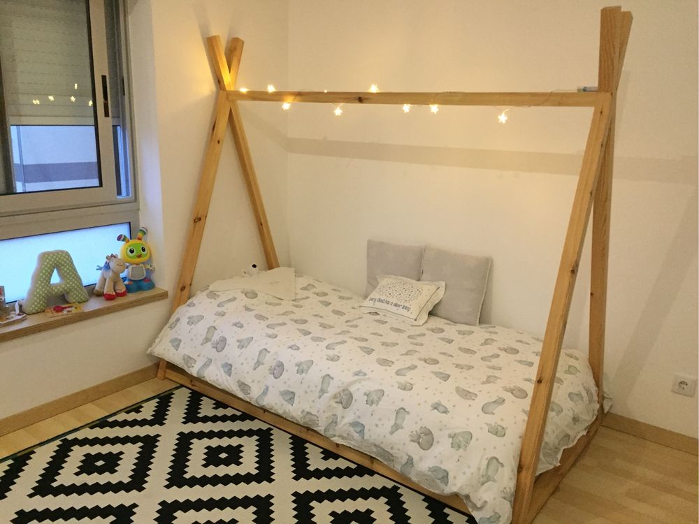 Cama Tipi + Colchão 90*190