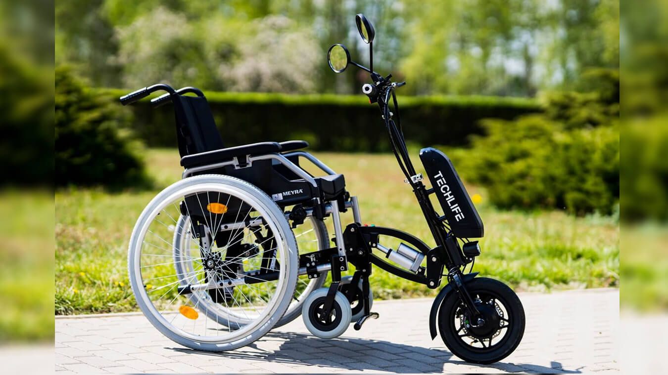 Napęd elektryczny przystawka do wózka inwalidzkiego Techlife W3