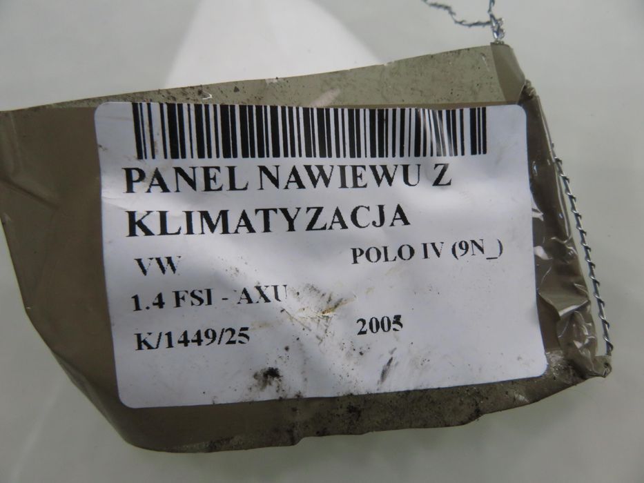 Panel Nawiewu Z Ac Vw Polo IV (9n_)