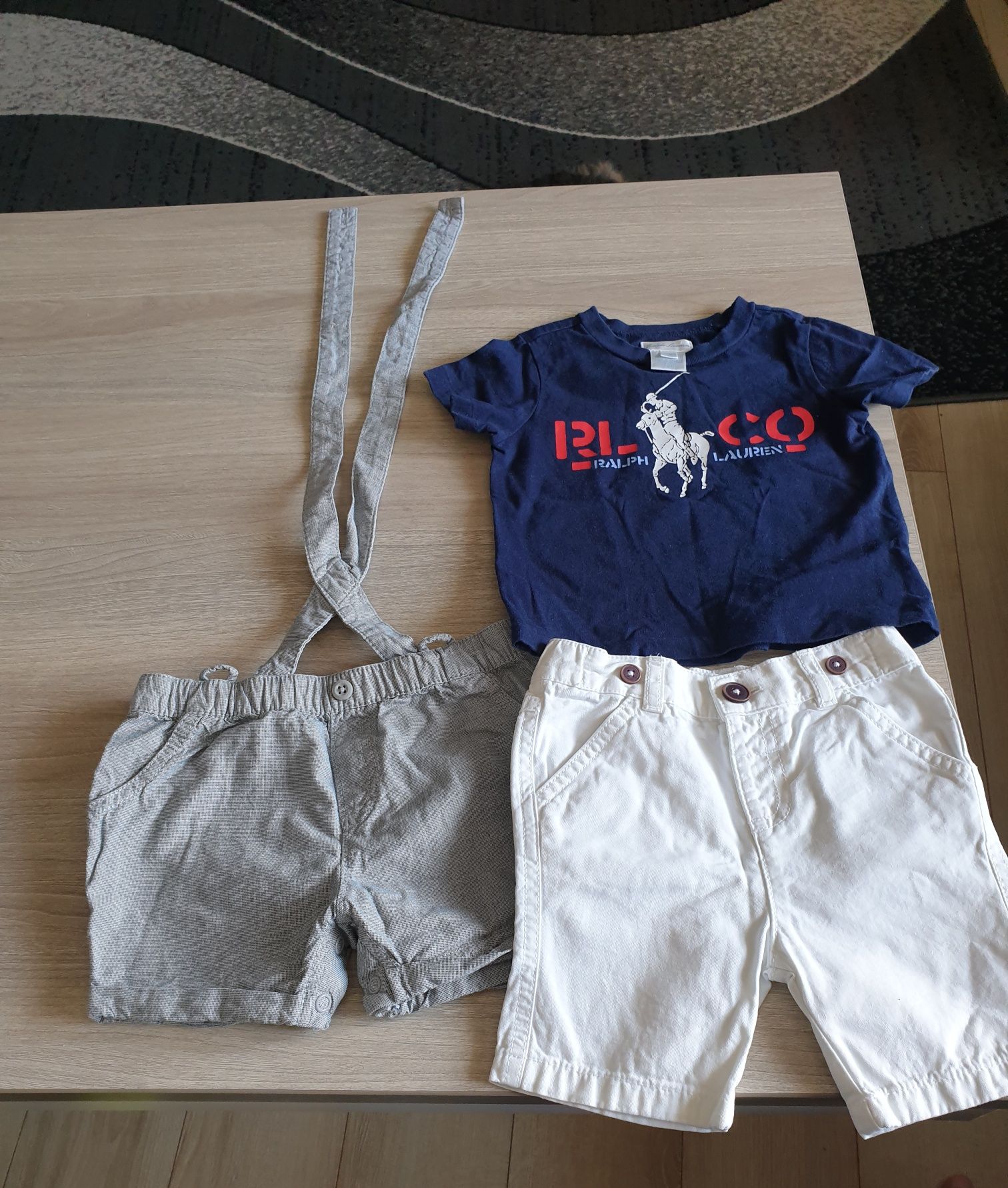 Spodenki i T-shirt Polo Ralph Lauren Name it 9m