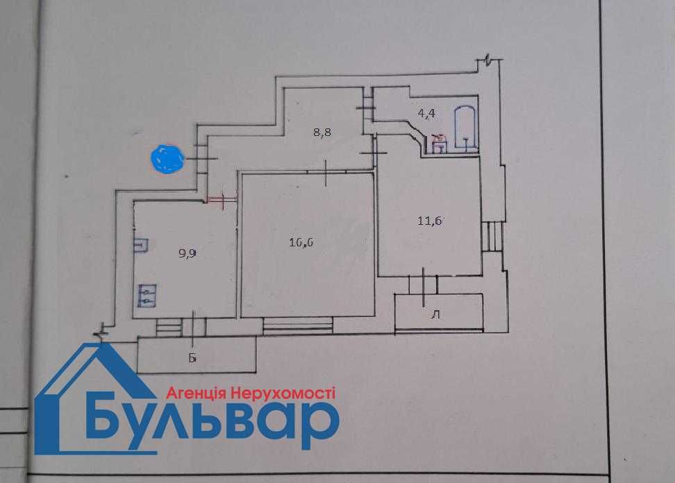 2к квартиру біля Листопада в новобудові