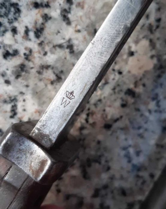 Bagnet Pruski M1884/98 aA - rzadki, bez ingerencji, sygnowany
