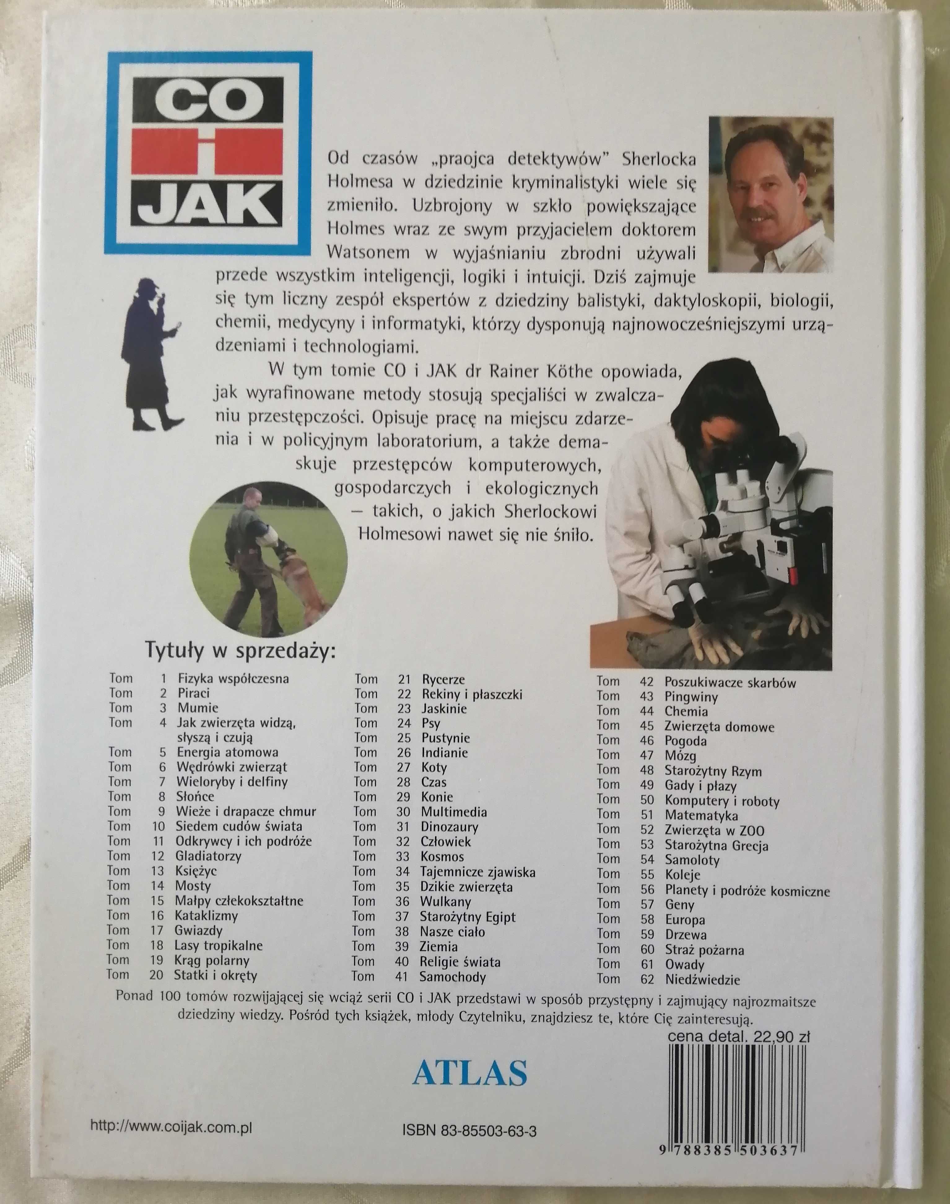 2 książki-"co i jak"-matematyka i kryminalistyka