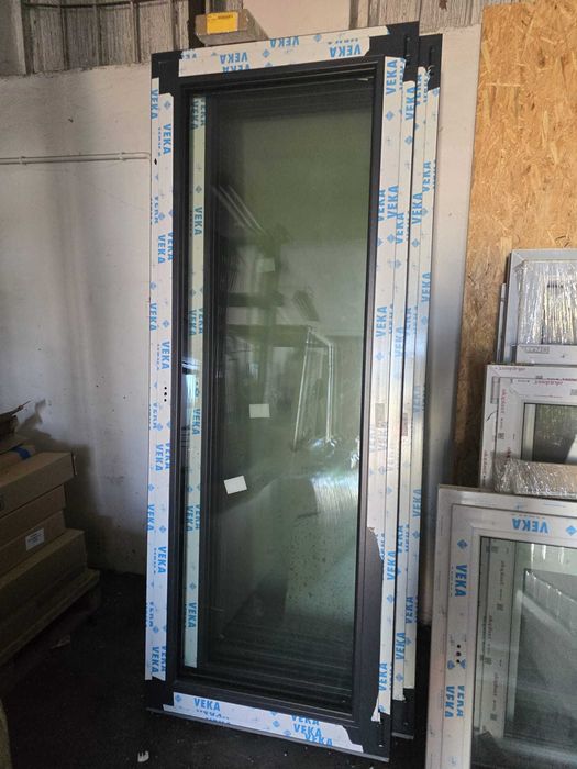 VEKA SL 82 okno balkon taras  antracyt