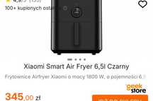 Xiaomi Smart Air Fryer 6,5l Czarny