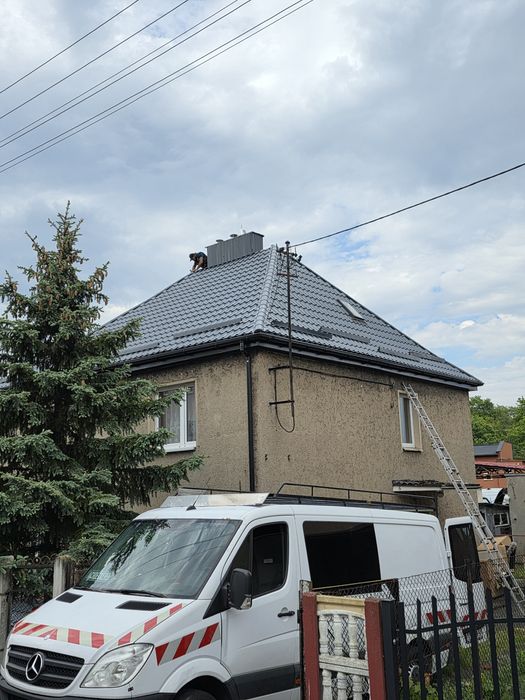 Wymiana pokrycia dachowe. Naprawy dachu.