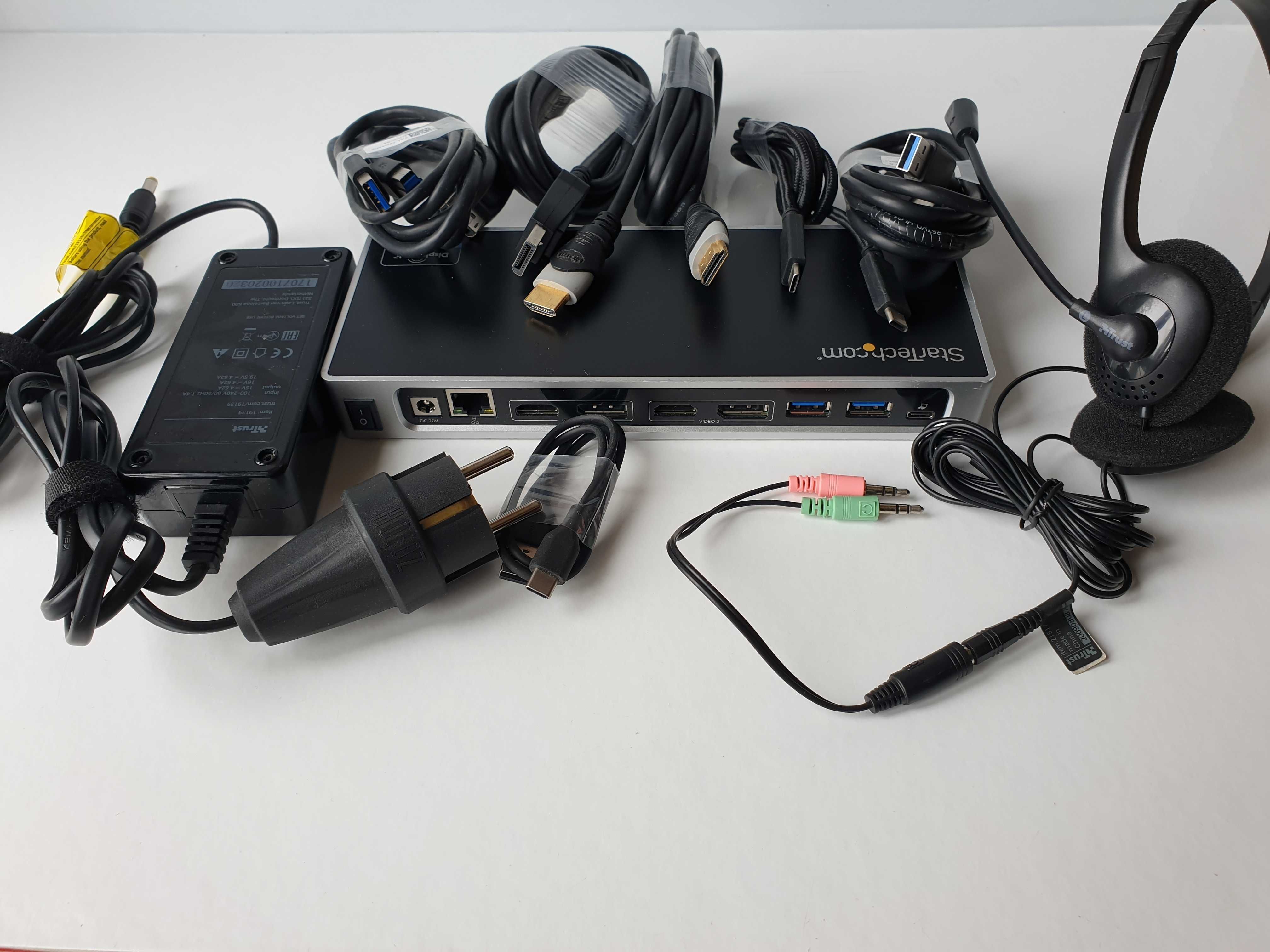 док станція  USB-C USB-A  4K 60Hz StarTech dk30a2dh + комплект